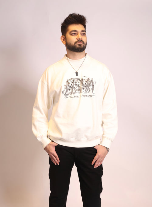 MSMA Offwhite Sweatshirt